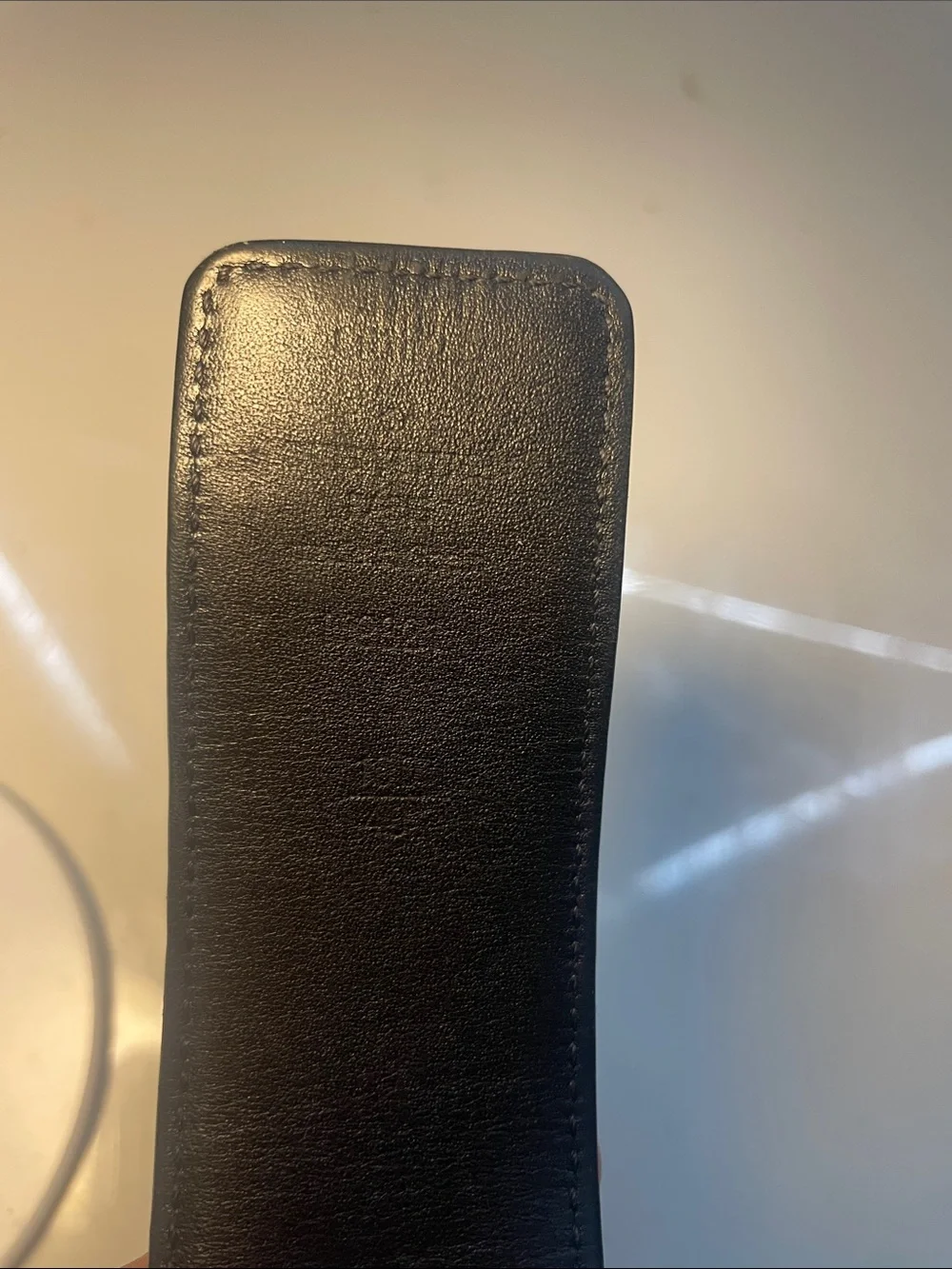 Louis Vuitton Monogram Wall Strap in Black and Brown leather men’s